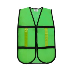 [JY3009] CHALECO MALLA VERDE DE SEGURIDAD D2