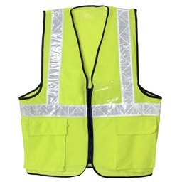 [GA3016] CHALECO MICROPRISMA AMARILLO XL