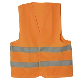 [GA3011] CHALECO TELA NARANJA ALTA VISIBILIDAD XL