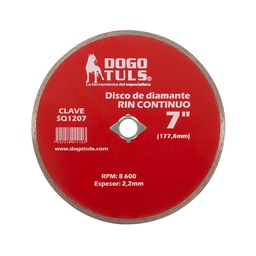 [SQ1207] DISCO DE DIAMANTE RIN CONTINUO 7&quot;