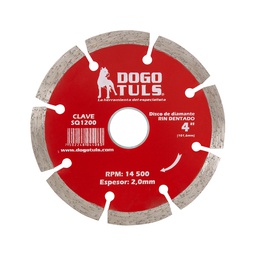 [SQ1200] DISCO DE DIAMANTE RIN SEGMENTADO 4&quot;