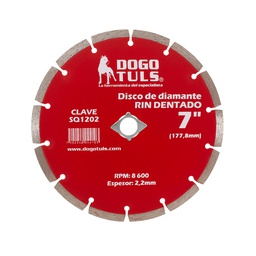 [SQ1202] DISCO DE DIAMANTE RIN SEGMENTADO 7"