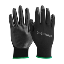 [HW3021] GUANTE NYLON PALMA NITRILO NEGRO MED