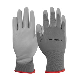 [JS3004] GUANTE NYLON PALMA POLIURETANO GRIS GDE
