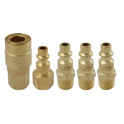[SP2040] JGO DE CONEXION LATON 1/4 NPT 5PZS
