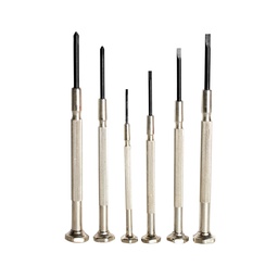 [SP2039] JGO DESARMADORES TIPO JOYERO METAL 6PZ