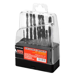 [ST1057] JUEGO 13 BROCAS USO GENERAL 1/16"-1/4"