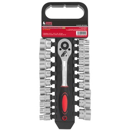 [MP2005] JUEGO DADOS D3 3/8&quot; MM-STD MATRACA 21PZ