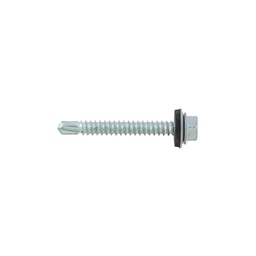 [JC4014] PIJA AUTOTALADRANTE #14 X 2" ARANDELA (CAJA CON 1000 PIEZAS)