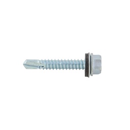 [JC4013] PIJA AUTOTALADRANTE #14 X1-1/2" ARANDELA (CAJA CON 1000 PIEZAS)