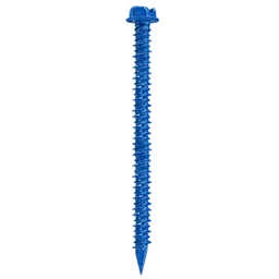 [AF4056] PIJA CONCRETO AZUL HEXAGONAL  1/4" X 3 1/4"