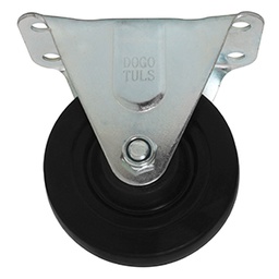 [ZF5002] RODAJA HULE NEGRO FIJA 2-1/2" BUJE