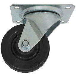 [ZF5006] RODAJA HULE NEGRO GIRATORIA 2-1/2" BUJE