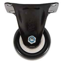 [ZF5178] RODAJA PVC NEGRO FIJA 2"