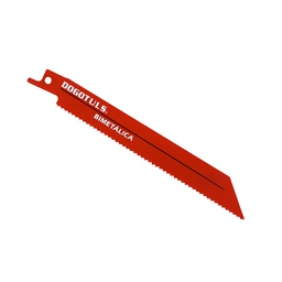 [KW1013] SEGUETA 6" X 10D SABLE BIMETALICA ROJA