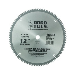 [SQ1192] SIERRA CIRCULAR MADERA 12" 100D ENT 1"