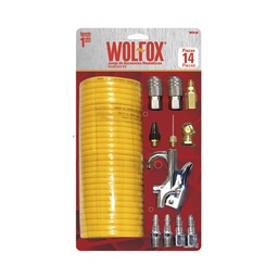 [WF0148] ACCESORIOS NEUMATICOS JUEGO 14 PIEZAS