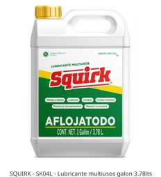 [SK04L] LUBRICANTE MULTIUSOS SQUIRK 1 GALON