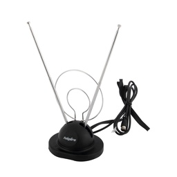 [FU0575] ANTENA DE CONEJO C/BASE ANILLODOBLE Y CABLE COAXIAL PLANO