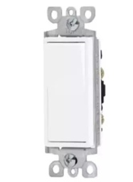 [FU1323] APAGADOR SENCILLO 3 VIAS PARA PLACA PLASTICA