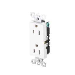 [FU1326] CONTACTO DOBLE ATERRIZADO PARA PLACA PLASTICA