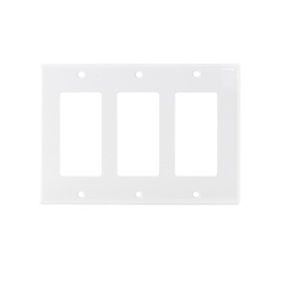 [FU1319] PLACA PLASTICA 1 VENTANA COLOR BLANCO