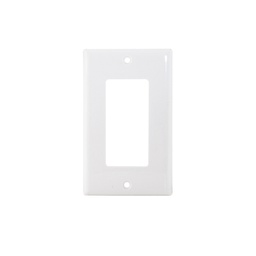 [FU1321] PLACA PLASTICA 3 VENTANAS COLO R BLANCO