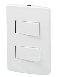 [FU1461] PLACA APAGADOR SENCILLO APAGADOR 3 VIAS HABITAT