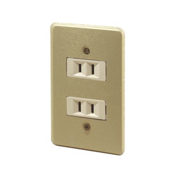 [FU1445] PLACA 2 CONTACTOS SENCILLOS ITALIANO