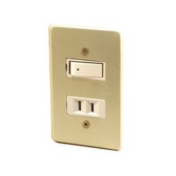 [FU1443] PLACA APAGADOR SENCILLO CONTACTO SENCILLO ITALIANO