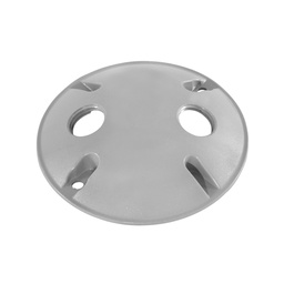 [FU0289] CUBIERTA PORTALAMPARA CIRCULARPARA INTEMPERIE 2 TOMAS