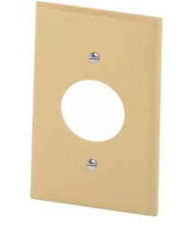 [FU0151] PLACA DE PLASTICO PARA CONTACTO SENCILLO ABS