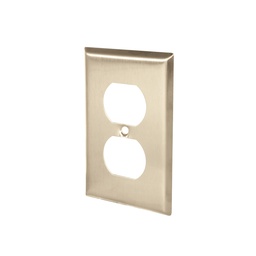 [FU1623] PLACA METALICA CONTACTO DOBLE