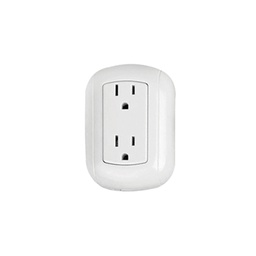 [FU1620] CONTACTO DOBLE SUPERFICIE ATERRIZADO 127-250V 15A 