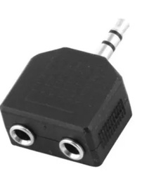 [FU0637] CONECTOR MACHO ESTEREO A DOSHEMBRAS ESTEREO