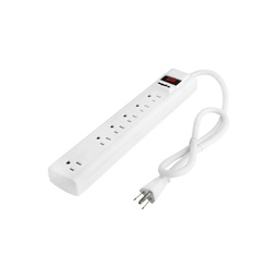 [FU0577] BARRA MULTICONTACTO 5+1 TOMASATERRIZADAS SUPRESOR 450J