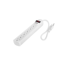 [FU0173] BARRA MULTICONTACTO 6 TOMAS ATERRIZADAS