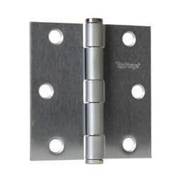 [PF0119] BISAGRA CUADRADA PREMIUM 3&quot;X3&quot;CROMO MATE BLISTER 2 PZS