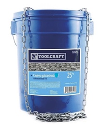[TC1108] CADENA GALVANIZADA 1/4" CUBETA25 KGS