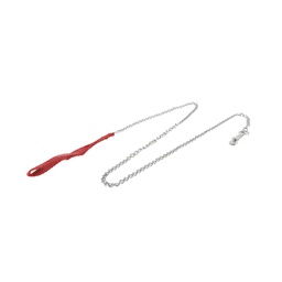 [WF9737] CADENA PARA PERRO CORREA ROJA2MM X 1.2M (48&quot;)