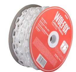 [WF9358] CADENA PLASTICA BLANCA 5/16&quot;25M
