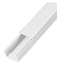 [FU0888] CANALETA PLASTICA C/ADHESIVO 20X10MM 1 VIA 2M LARGO