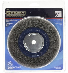 [TC1303] CARDA CIRCULAR ONDULADA 6&quot; ESMERIL CALIBRE 0.20