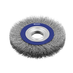 [TC1280] CARDA CIRCULAR ONDULADA 6&quot; ESMERIL CALIBRE 0.35 EJE