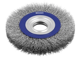 [TC1283] CARDA CIRCULAR ONDULADA 6" ESMERIL CALIBRE 0.35 EJE
