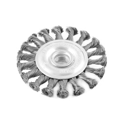 [TC1284] CARDA CIRCULAR TRENZADA 6&quot; ESMERIL CALIBRE 0.35