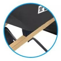 [TC3965] CUÑA DE PLASTICO PARA CARRETILLA MANGO DE MADERA