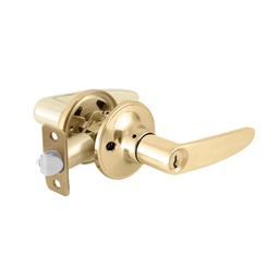 [PF0060] CERRADURA DE MANIJA OXFORD RECAMARA LATON BRILLANTE