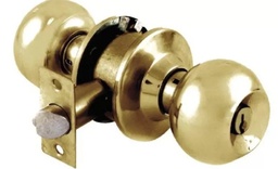 [PF0036] CERRADURA DE POMO BARI ENTRADA/RECAMARA LATON