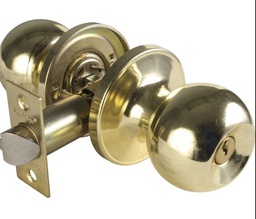 [PF0089] CERRADURA DE POMO CAMPANA BAÑOLATON BRILLANTE